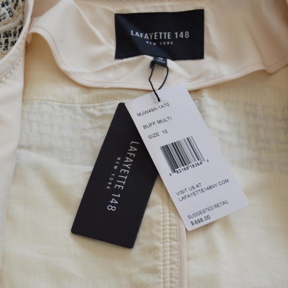 🆕🏷️ :Lafayette 148 New York NWT Retail tags at $698 Italian fabric. - Picture 8 of 13